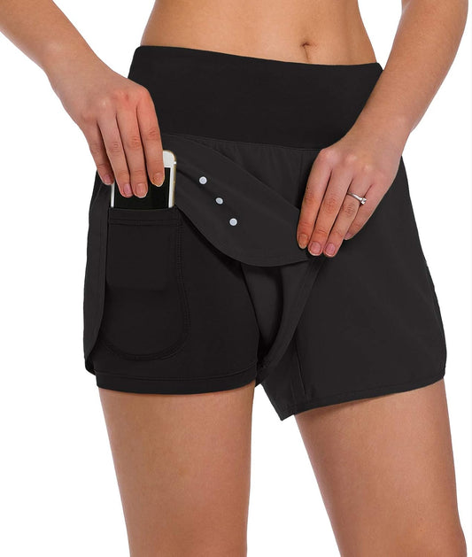 Comfy 2-in-1 Women's Running Shorts