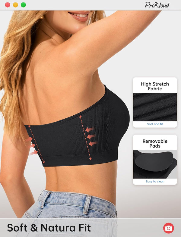 Silicone Stay-Up Push-Up Bra